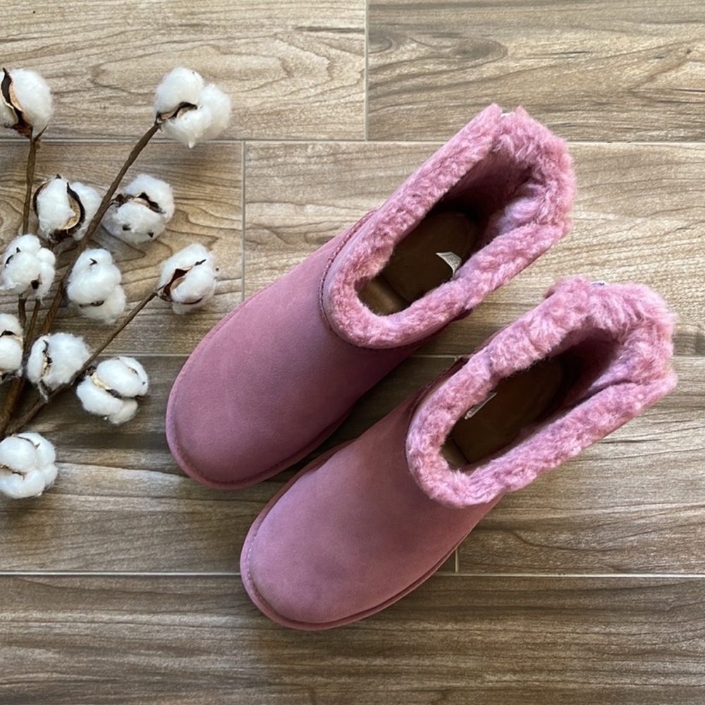 🌿UGG🌿MINI BAILEY BOW SPLATTER BOOTS - Picture 11 of 16